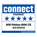 Bestnote für die FRITZ!Box 6890 LTE